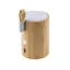 Gingko Drum Light Bluetooth Speaker in Bamboo